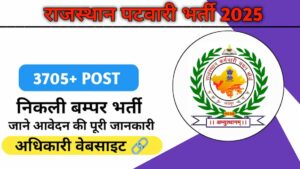 Rajasthan Patwari Recruitment 2025