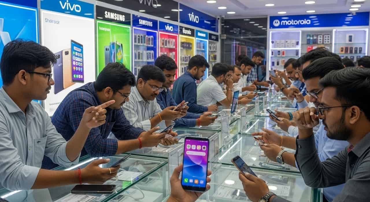भारत में स्मार्टफोन बिक्री 2025: 6 महीने में बिके 7 करोड़ फोन – Vivo नंबर-1, OnePlus की भारी गिरावट