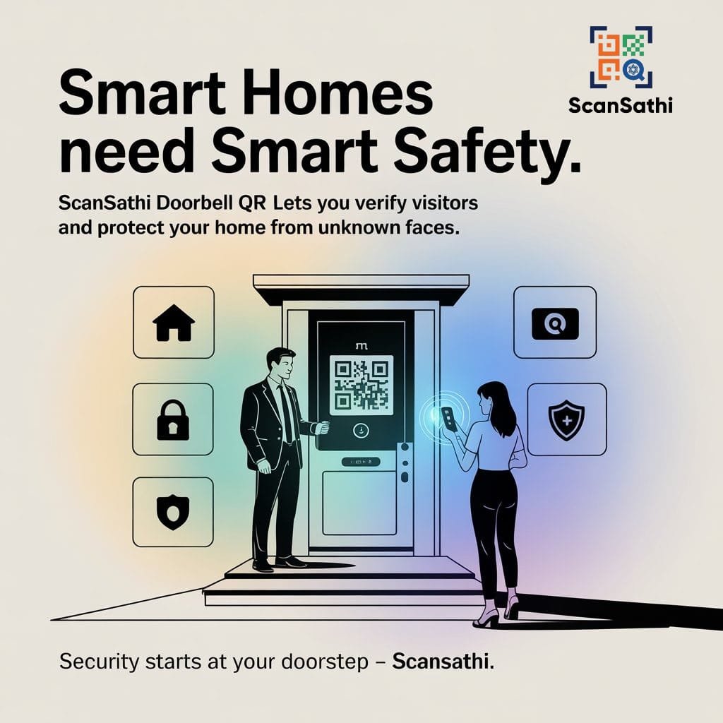Experience Peace of Mind with ScanSathi Doorbell QR – India’s Smart Safety Revolution