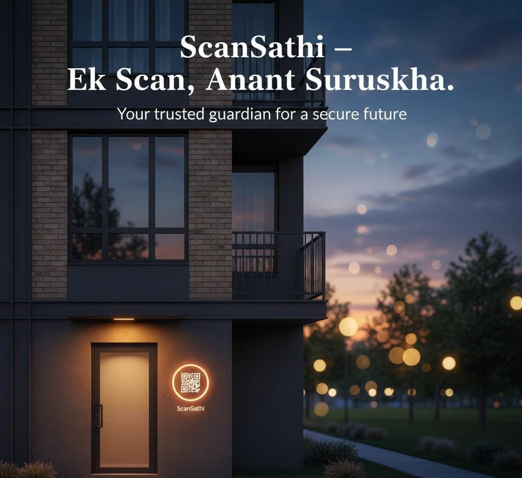 ScanSathi Doorbell QR Code at Home