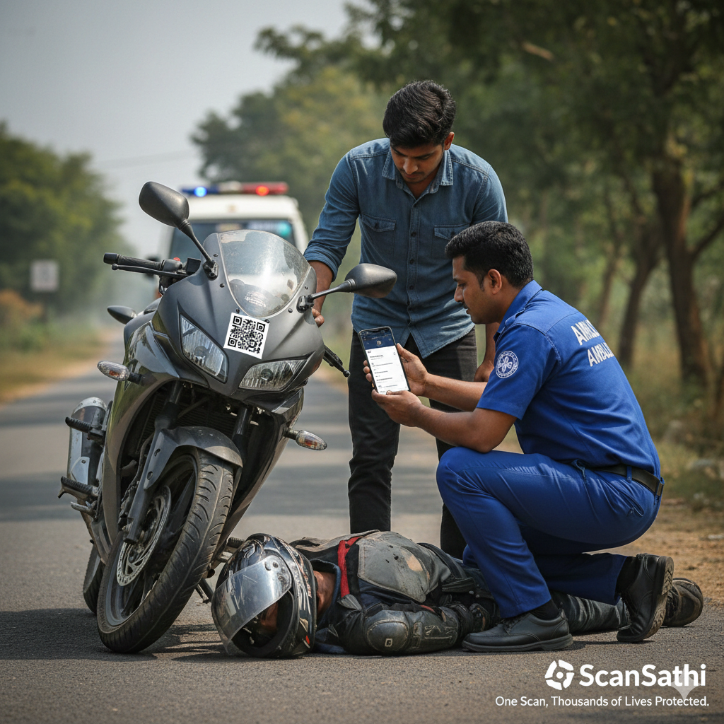 Scansathi bike Qr code: तकनीक का नया अध्याय