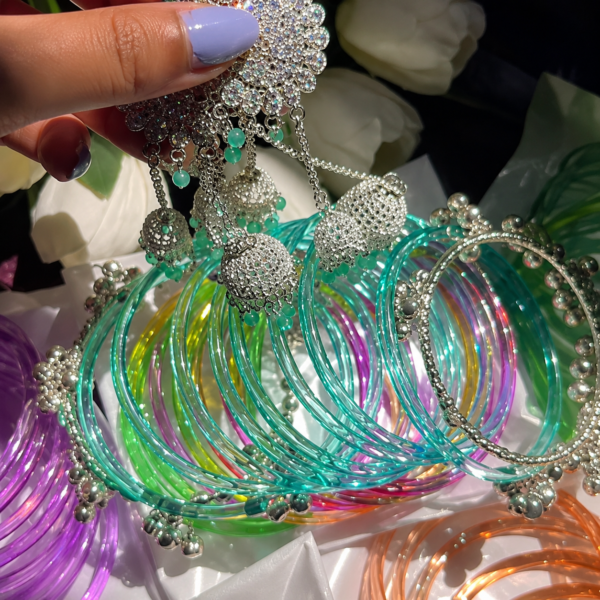 Jelly Bangles & Jhumka Set